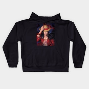 Straw Hat Pirate. Monkey D Luffy Kids Hoodie